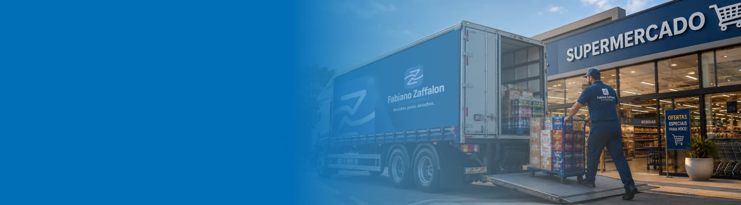 Entrega Fabiano Zaffalon em supermercado